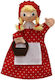 Rotkäppchen-Handpuppe 30 cm