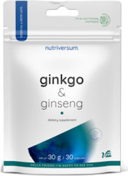 Nutriversum Ginkgo & Женшен 250мг 30 Капсули Ginkgo + Женшен