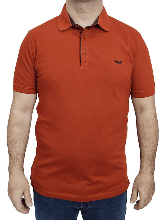 Side Effect Polo Μπλούζα Κοντομάνικη BRICK