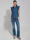 Damenjeans Schlaghose Blue