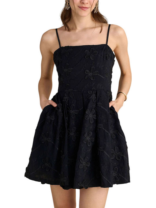 Summer Mini Evening Dress Black