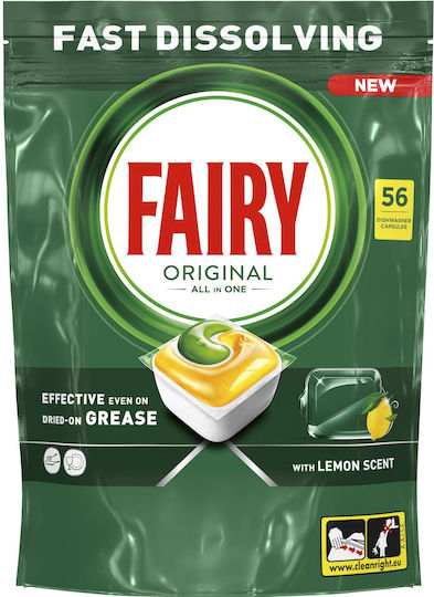 Fairy Original All In One 56 Dishwasher Pods