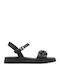 Women's Flat Sandals Anatomic in Black Color