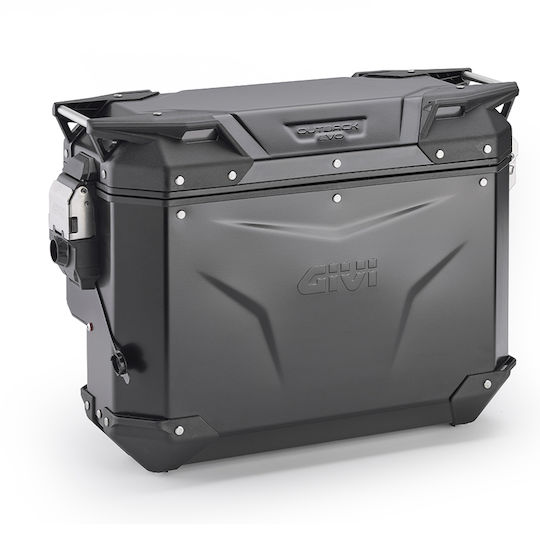 Givi Trekker Monokey Πλαϊνή Βαλίτσα Μοτοσυκλέτας Δεξιά Αλουμινίου 33lt σε Μαύρο Χρώμα