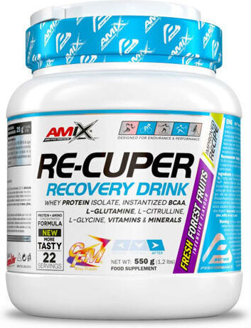 Amix Performance Re-Cuper Recovery Besonderes Nahrungsergänzungsmittel 550gr Waldfrüchte