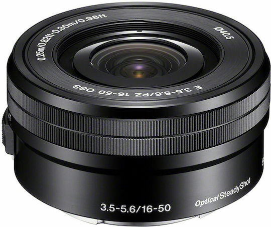 Sony Crop Camera Lens 16-50mm F3.5-5.6 (BULK) Wide Angle Zoom for Sony E Mount Black