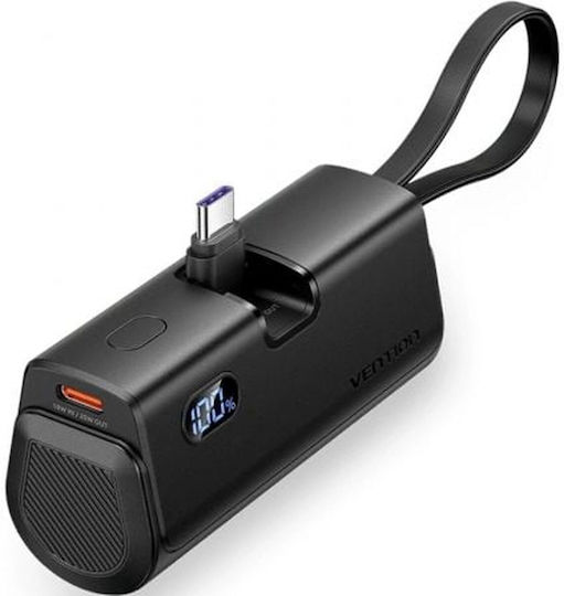 Vention Power Bank 4800mAh 22,5W Mit USB-C Ausgangsanschlüsse Schnellladung LED Anzeige