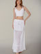 Women's Caftan Beachwear White