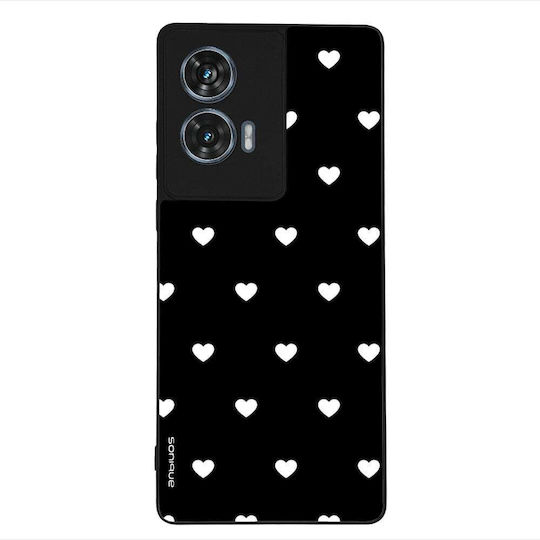 Sonique Heart Series Case for Motorola Edge 50 Fusion 5G Black 02