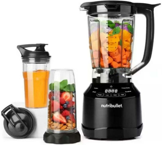 NutriBullet Smart Touch Блендер с Пластмасова Каната 1,8 л 1500W Черен