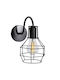 HomeMarkt Milid2 Lumină de Perete cu Soclu E27 Negru 5x26cm