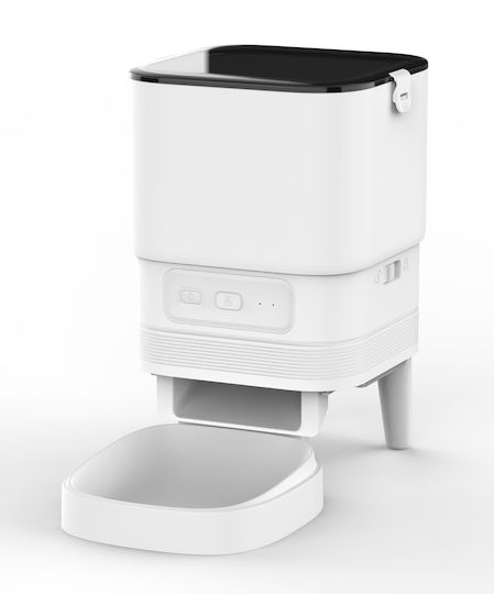 Bruno Automatisch Schalen aus Silikon Futter für Hund & Katze auf Basis von 4lt 30.98cm in Weiß Farbe