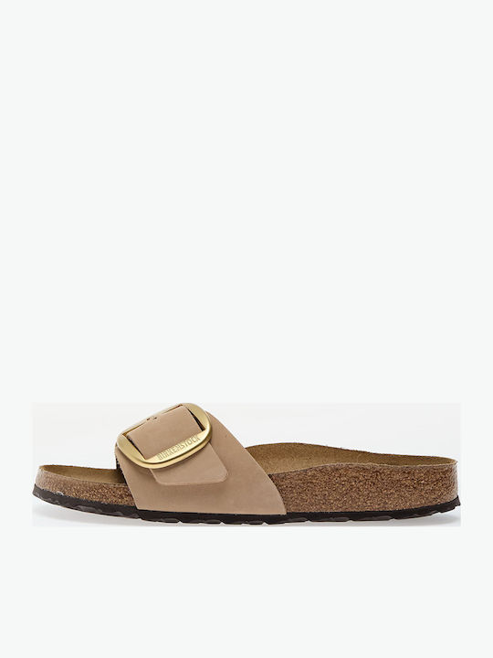 Birkenstock Madrid Big Buckle Leather Women's Flat Sandals in