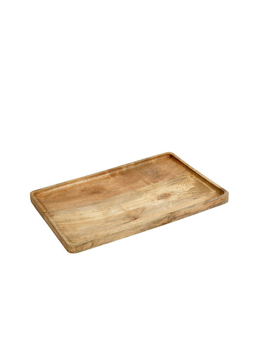 Espiel Wooden Rectangular Serving Tray in Beige Color 53x32.5x3cm AKB203 1pcs