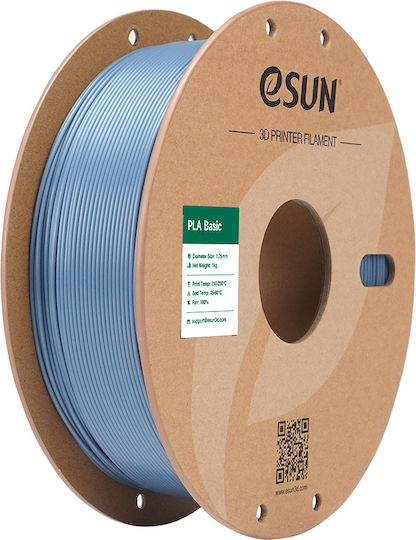 Esun PLA 3D Printer Filament 1.75mm Light Grey 1kg 1τμχ (Spool)