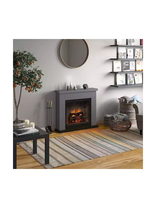 Tagu Frode Powerflame Wall Mounted Electric Fireplace 1400W Gray
