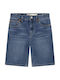 Pantaloni Scurți/Bermude Denim Închis Pentru Copii