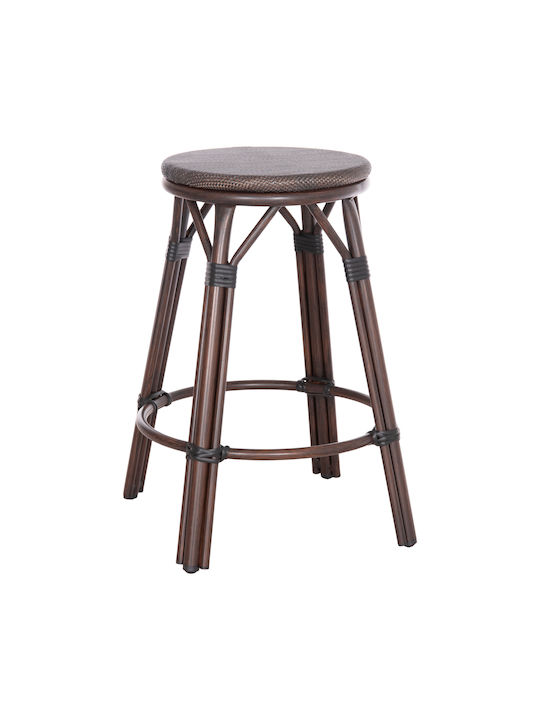 Gartenhocker Bar Außeneinsatz aus Aluminium Bam...