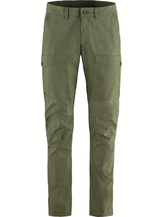 Fjallraven Abisko Men's Hiking Long Trousers Green