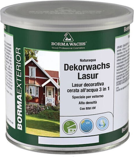 Borma Wachs Naturaqua Wasser Rot Satin,σατεν 750ml