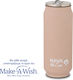 Nava "we Care" Glas Thermosflasche Rostfreier S...