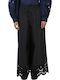 Women's Fabric Trousers Black