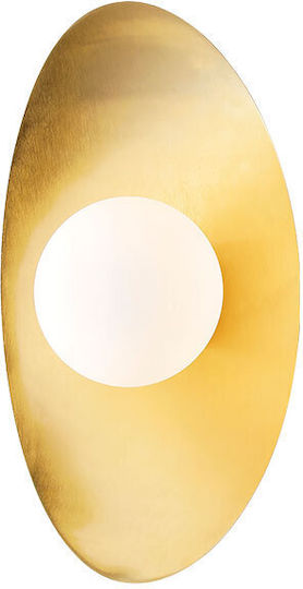 Elmark Lamp Wall with Socket G9 Gold