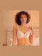 White Sutien cu căptușeală ușoară & cu Baloane