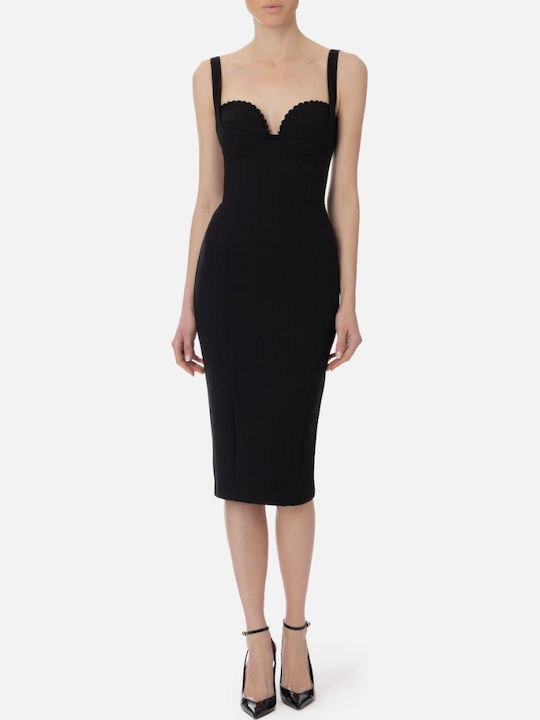Elisabetta Franchi Φόρεμα Βραδινό Μαύρο Elisabetta Franchi Φόρεμα Βραδινό Μαύρο