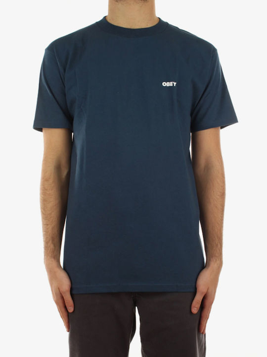 Obey T-Shirt Harbor Blue