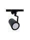 Elmark Einzel LED Spot in Schwarz Farbe