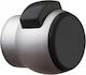 Meroni Serrature Knob Lock Button & Key for Hotel Use Silver