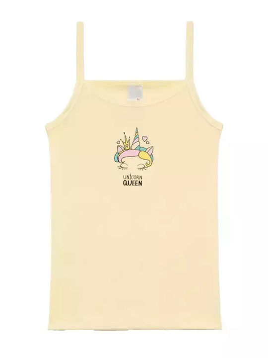 Minerva Unicorn Kids' Undershirt Tank Top Vanilla