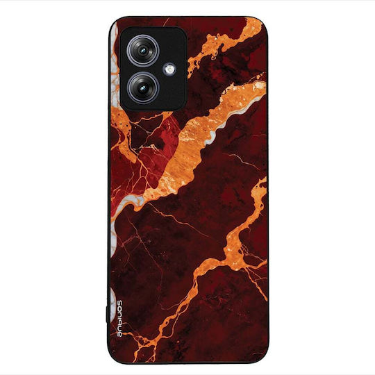 Sonique Marble Series Case for Motorola Moto G54 5G Moto G54 5G Power Red