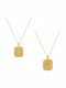 Art d or Charm Amulet Constantine from Gold 9 K