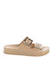 Women's Flat Sandals in Pink Color