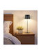 Table Lamp LED with Black Shade and Base
