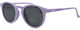 Okky Round Kids Sunglasses with Polarized Mirror Lens Purple for 3-10 Years