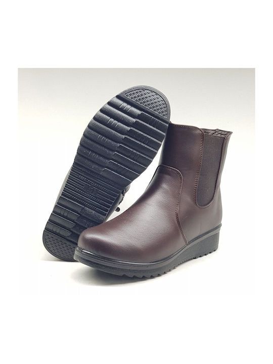 Damen Chelsea Stiefeletten Braun