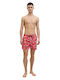 Men's Swimwear Shorts Hot Coral Multi