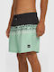 Cali Men's Swimwear Shorts Green/black Striped