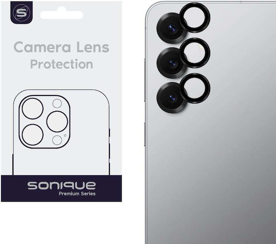 Sonique Lens Pro Προστασία Κάμερας Tempered Glass Μαύρο για το Samsung Galaxy S25