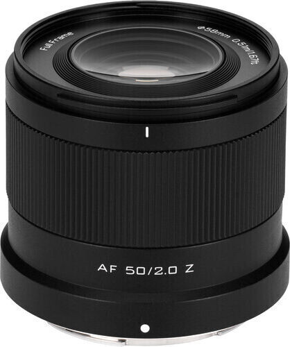 Viltrox Full Frame Camera Lens AF 50mm f/2 Air Z Fixed for Nikon Z Mount Black