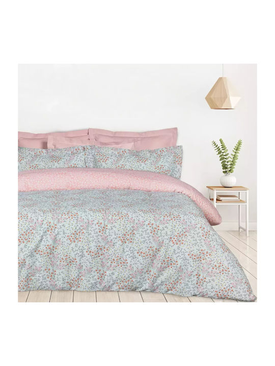 Das Home Sheet Sets Semi-Double with Elastic 120x200+35cm. Casual 5428 Mint, Rose 3pcs