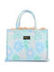 Coral Women's Bag Tote Handbag Light Blue