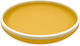 Smikkels Baby Food Plate made of Silicone Yellow