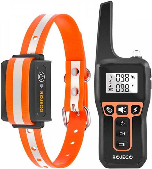 Rojeco Elektrisches Trainingshalsband für Hunde Orange