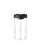 Estia Vase General Use with Lid Glass Transparent 900ml
