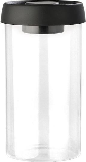 Estia General Use Vase with Lid Glass Transparent 900ml