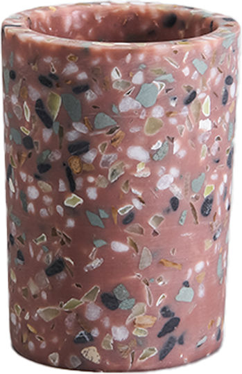 Cyclops Terrazzo Brick Red Tumbler Holder